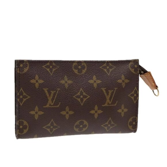 LOUIS VUITTON Monogram Bucket PM Accessory Pouch LV Auth - Picture 1 of 16